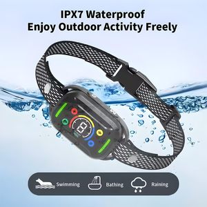 New Product Patent Design Smart <b>Dog</b> Anti Bark <b>Collar</b> Vibration Anti-bark <b>Collar</b> with Color Screen - Product Image 4