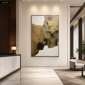 Light Luxury Sandstone Texture Abstract Wall Art 3D Grainy Wall Art House Villa Hotel Project Decoration Wholesale Supply - Product Image 1