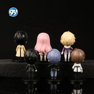6 uds Mr Love figura Anime dibujos animados <span class=keywords><strong>Bai</strong></span> Qi Zhou Qiu Luo Li <span class=keywords><strong>Ze</strong></span> Yan Xu Mo muñeca estatua de juguete - Product Image 5