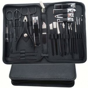 Estuche <span class=keywords><strong>de</strong></span> viaje con marco metálico y estampado <span class=keywords><strong>de</strong></span> leopardo, juego <span class=keywords><strong>de</strong></span> <span class=keywords><strong>manicura</strong></span> y pedicura <span class=keywords><strong>de</strong></span> 9 piezas <span class=keywords><strong>para</strong></span> mujer, marca privada, polvo suelto. - Product Image 5