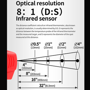 Termómetro Infrarrojo 2 en 1 UNI-T UT320T, Termómetro Digital, Medidor de Temperatura, Sonda de Medición -40°C ℃ ~300 ℃   L54 - Product Image 2