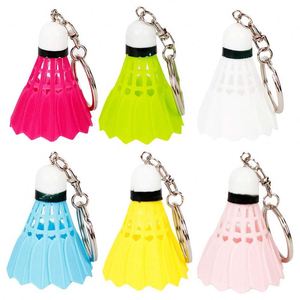 Badminton Keychain Cute Shuttlecock <b>Key</b> <b>Chains</b> Metal Keyring Colorful Car <b>Key</b> Holder Bag Pendant Club Gifts for Sports Fan - Product Image 2