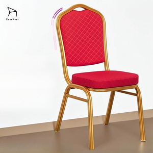 Atacado Banquete Cadeiras para Casamentos Igreja e Hotéis Portátil e Barato Luxo Móveis Empilhados - Product Image 1