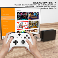 Contrôle sans fil Adaptateur universel de manette de jeu Connexion USB-C Prend en charge le contrôle de mouvement pour les joueurs multiplateformes Accessoire de jeu