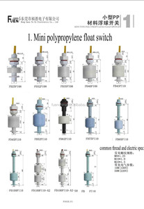 Interrupteur à flotteur en plastique PP, capteur de niveau d'eau pour aquarium - Product Image 6