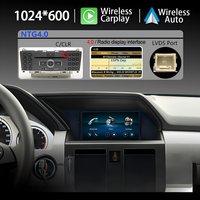 Sistema Linux de 7 Pulgadas 1024*600 con CarPlay Inalámbrico Integrado para Navegación Inteligente, Tablero Android Auto para Mercedes-Benz GLK X204