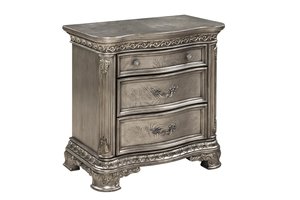 Preço de Fábrica Atacado Conjunto de Quarto Clássico de Luxo em Madeira Maciça com Cama Queen e Detalhes em Couro, 5 Peças, para Uso Hoteleiro, Marca Goodwin HL07.3 - Product Image 4