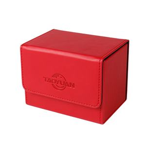 BOWEN-caja de cubierta de cuero PU Premium, tamaño grande para más de 100 tarjetas de manga, tarjetero sin PVC para TCG - Product Image 1