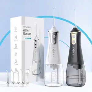 Irrigatore acqua orale Flosser per denti dentali getti di pulizia 300ml acqua filo filo di acqua portatile irrigatore IPX7 impermeabile