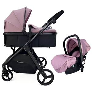 <span class=keywords><strong>2025</strong></span> mô hình mới sang trọng 3 trong 1 xe đẩy em bé di động gấp prams pushchair bé vận chuyển xe đẩy em bé với ghế xe cho du lịch - Product Image 3