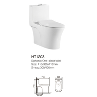 Style européen Prix de gros de haute qualité Salle de bain Blanc Wc Céramique Ensemble de toilette monobloc ensemble de cuvette de toilette