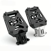 Support moteur en alliage d'aluminium de 25 mm avec plaque en fibre de carbone, support robuste CNC M3 pour drone agricole multi-axes FPV