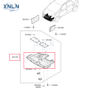 XINLIN AUTO PARTS Copertura Sottoscocca Motore 29110-A4000 per <span class=keywords><strong>KIA</strong></span> Carens 2014, Piastra di Protezione Motore Sostitutiva - Product Image 4