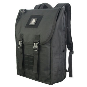 Mochila táctica negra personalizada Diseño de corte láser Gran capacidad 40L Forro de poliéster Cierre de cremallera para operaciones de portátiles al aire libre - Product Image 3