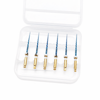 Alat Terapi Saluran Akar Rotary Kelas II JinJiang Blue Heat Activation Niti Super Dental Endo Files SX/S1/S2/F1/F2/F3