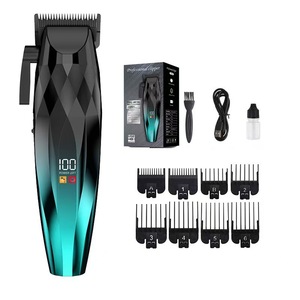 Electric <b>Men's</b> Beard Trimmer Cordless Hair Clipper Adjustable Limiting Comb Household Electric Hair Trimmer <b>Kit</b> - Product Image 6