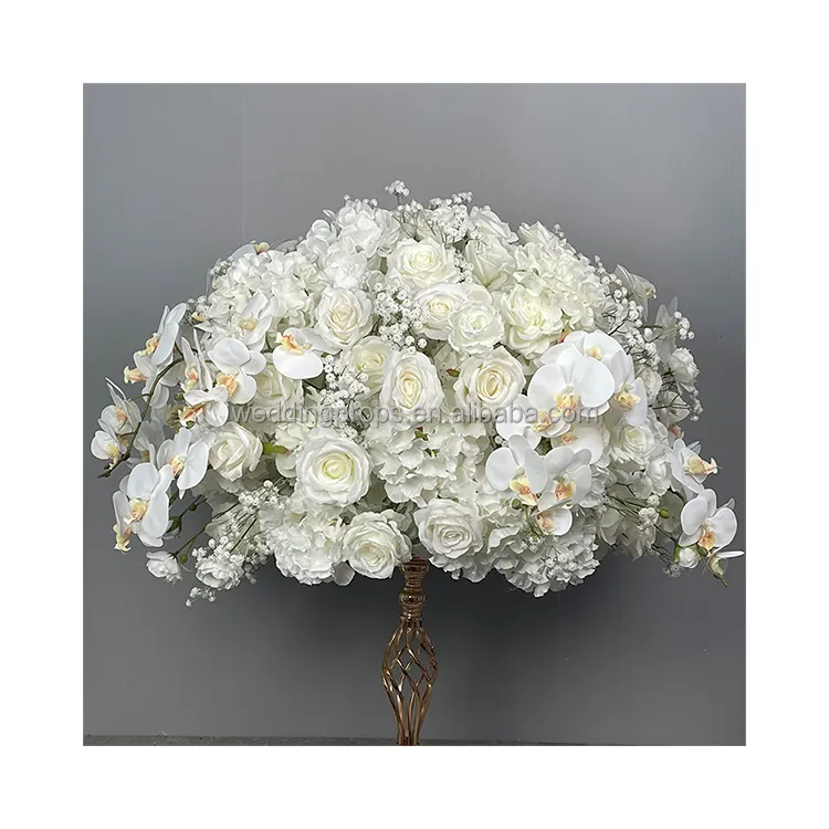 Handmade beautiful centerpieces for wedding green foliage centerpieces greenery wedding centerpieces round tables