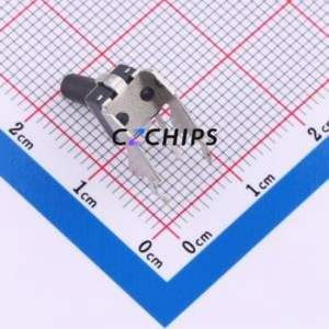 TC-6615C-12.0-260 Tactile Switch Through hole,6x6mm Switch Single Pole Single Throw Round Button 2.6N Right Angle Insert - Product Image 2