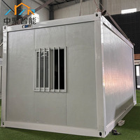 Agradable Apariencia, Casa Contenedor Plegable Modular de 20 pies, Casa Prefabricada Plegable Pequeña