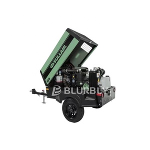 Sullair 185 CFM xách tay nổ mìn lỗ động cơ diesel Điều khiển quay áp suất thấp 46 kW lister động cơ diesel Máy nén khí - Product Image 2