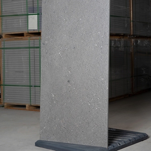 Dalles de pavage en porcelaine antidérapantes à texture béton mate 120x60x2cm, pleine masse, pour extérieur et jardin - Product Image 4