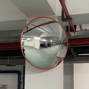 Miroir de sécurité routière rond extérieur/intérieur de 28/36/48 pouces (40/60/80 cm), miroir convexe d'angle de circulation - Product Image 2