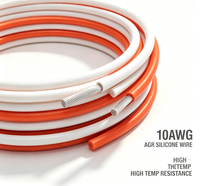 Cable de Silicona Ultraflexible 10AWG 1050 Hilos 0.08mm Cobre Estañado para Baterías RC