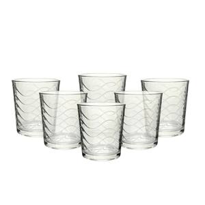 ENSEMBLE DE 6 VERRES À EAU EN VERRE TRANSPARENT 250ML - Product Image 1