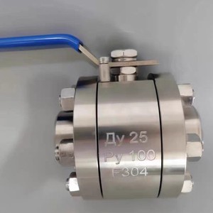 Fourniture directe usine Vanne à flotteur manuelle Q61F-16P à bride PN40 PN100 pour eau, construction en acier forgé Q61F-16P et D - Product Image 4