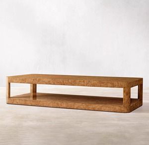 Tavolino da Caffè Rotondo RH in Legno di Quercia Bianca Stile <span class=keywords><strong>Country</strong></span> Americano, Realizzato su Misura in Legno Massello - Product Image 5