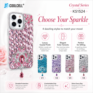 Funda de Teléfono Personalizable de Lujo con Anillo Magnético, TPU+PC, Diamantes de Imitación, Resistente a Impactos, en Varios Colores - Product Image 4