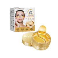 WEST MONTH Shantou Snail Patchs pour les yeux lissants, raffermissants, hydratants, nourrissants en profondeur et rafraîchissants
