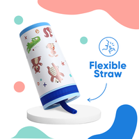 Everich Bouteille en métal en acier inoxydable de qualité alimentaire de 16oz avec couvercles anti-fuite pour voyage, école, sport, salle de sport, hommes, femmes et enfants
