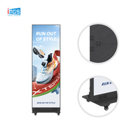 Écran d'affichage LED pliable 640x1920mm avec fréquence de rafraîchissement de 3840Hz et contraste de 6000:1