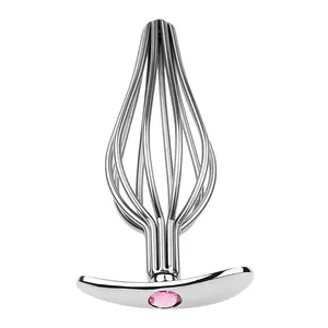 FBA-025 Anal Toys Stainless Steel Anal Plug Jewel Metal Butt Plug Set Sex Toys For Women And Men Juguetes Sexuales