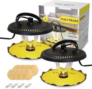 Pièges à puces pour l'intérieur de votre maison, anti-puces, piège à punaises de lit, lutte antiparasitaire, non toxique, inoffensif, respectueux des animaux domestiques et des enfants - Product Image 1