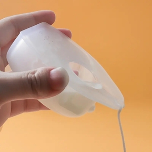 Collecteur de lait maternel réutilisable étanche sans BPA manuel aspiration douce portable coccinelle collecteur de lait en Silicone - Product Image 5