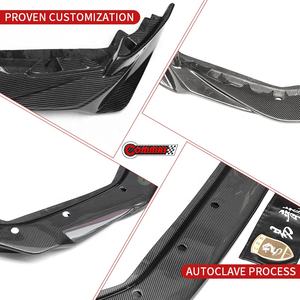 Dernier nouveau modèle de mise à niveau en fibre de carbone pour Var-is Style lèvre de diffuseur de pare-chocs avant de voiture pour <span class=keywords><strong>Nissan</strong></span> <span class=keywords><strong>GTR</strong></span> R35 2017 - <span class=keywords><strong>2022</strong></span> - Product Image 4