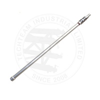 TECHTEAM Structure de toile de réception en aluminium pour cérémonie de mariage, avec poteaux télescopiques de 3 à 20 pieds, finition anodisée argentée, certifiée TUV CE, prix de gros