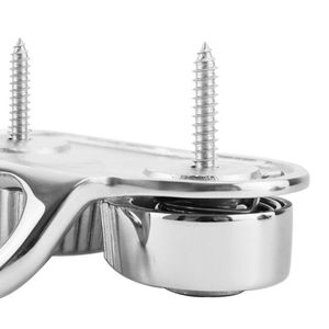 Taquet à came en acier inoxydable Heavy Duty avec anneau de direction Silvertfor Marine Boat Yacht Sailing Sailboat Ball Bearing - Product Image 4