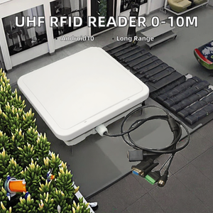 Lector RFID UHF de alcance medio con distancia de lectura de 0-23 m, 9 dBi, material ABS, lector RFID integrado RS232 Weigand para sistema de aparcamiento - Product Image 2