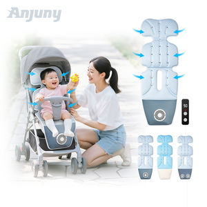 Cojín de Refrigeración para Asiento de Coche para <span class=keywords><strong>Bebé</strong></span> Anjuny AJ-BB01, Innovador, Fresco, con Malla Transpirable 3D, de Poliéster Suave, con Ventilador para Cochecito - Product Image 5