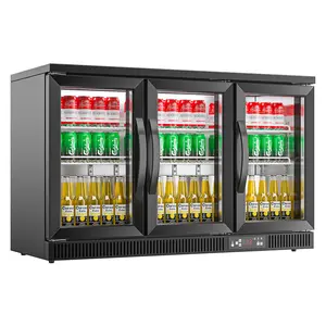 MUXUE 300L Compressor Under Counter Fridge Mini Bar/Beverage Cooler/ Display Fridge/Drinks Cooler