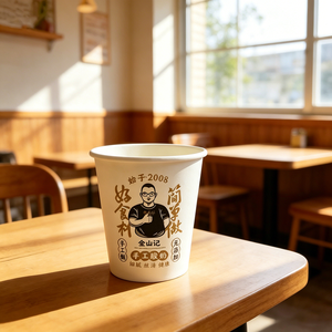 Wholesale Custom Commercial Office <b>Disposable</b> 8OZ Thickened Paper <b>Cups</b> for Travel Hot Drink cTea <b>Cups</b> - Product Image 1