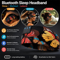Bandeau de sport Bluetooth 3-en-1 haute technologie, écouteurs sans fil fins pour le sommeil, la course, le yoga et les personnes dormant sur le côté