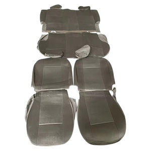 מותאם אישית מותאם אישית כבד ספוג אלסטי סט מלא קטיפה/בד/pvc מושב מכסה עבור טויוטה קרקע סיירת טנדר שאז רובל - Product Image 3