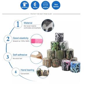 Fasciatura coesiva della fasciatura dell'animale domestico del tatuaggio della fasciatura coesiva stampata sport caldi di vendita 2019 - Product Image 6