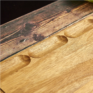 Bamboo Cutting Board 45x30x3.5cm Square With Juice Sink Kitchen Chopping <b>Block</b> - Product Image 1