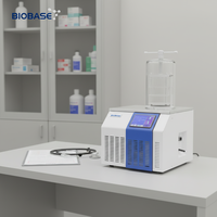 Liofilizador de Mesa Industrial Económico Biobase China BK-FD10T para Muestras Líquidas y Sólidas para Laboratorio