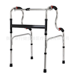 Zhai Qiang Stainless Steel <b>Walker</b> With Seat And <b>Push</b> Function Non Slip For Elderly Mobility Assistance - Product Image 4